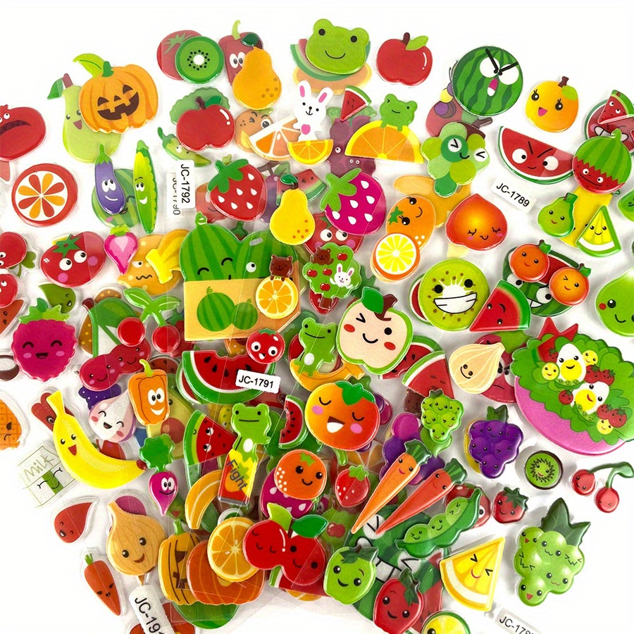 Heavy Equipment Stickers - 6 Sheets 3D Puffy Stickers Foam
