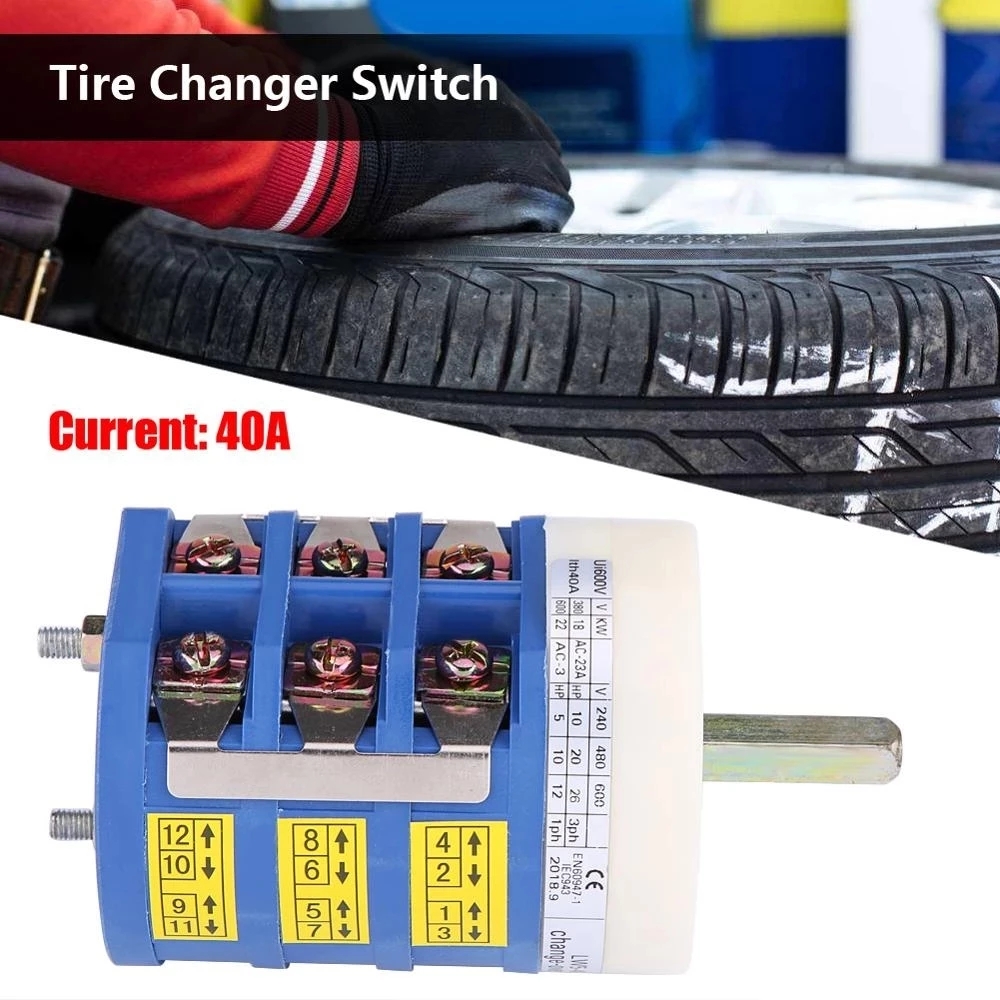 Heavy Equipment Grinder - 220V/380V/500V 40A Tire Forward Reverse Switch
