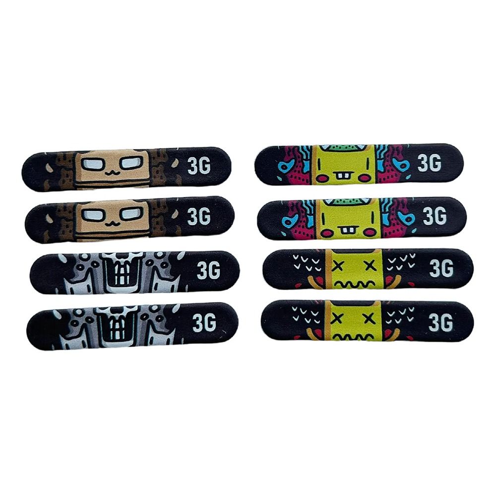 6PCS Cartoon Tennis Racket Wei - Heavy Equipment Stickers 评论和价格