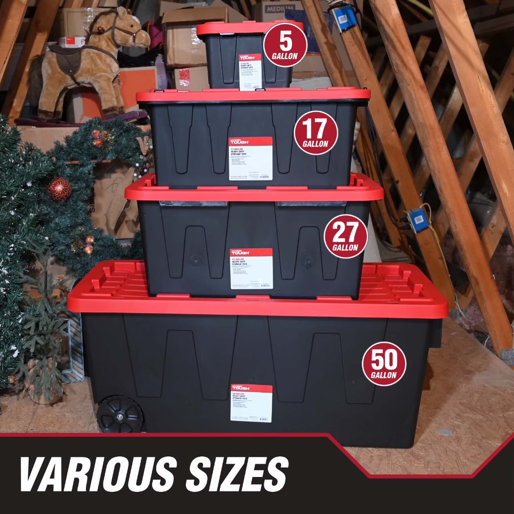 Large Storage Bin 27 Gallon He - Heavy Equipment Bucket 评论和价格